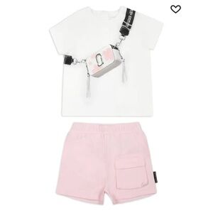 Marc Jacobs Kids graphic-print shorts tshirt set